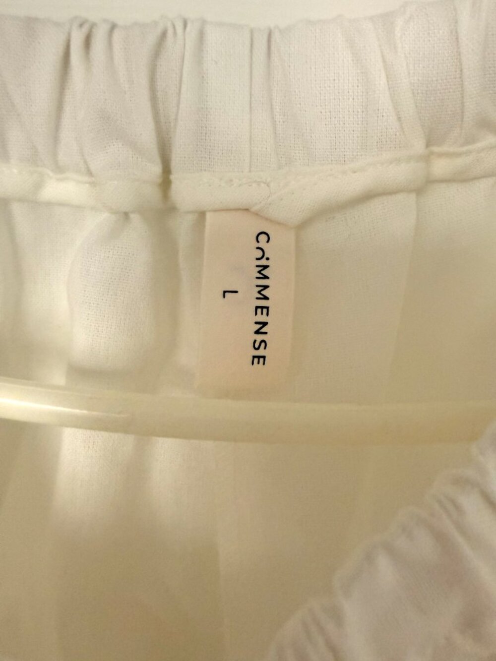White Ruffle 2-Piece Lounge Set NWT Size Large - Picture 6 of 6